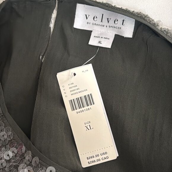 Velvet by Graham & Spencer for Anthropologie Silver Sheath Mini Dress - Picture 6 of 7